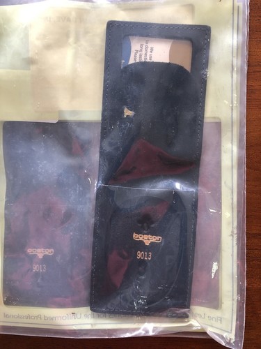 New Boston Leather Leather Book Style Billfold Badge Holder Wallet 250-9013 New - Picture 2 of 4