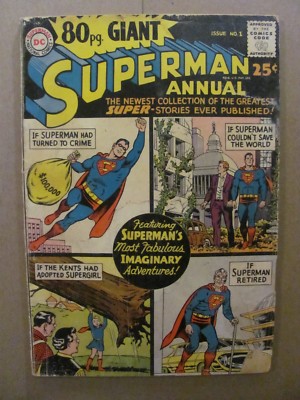 80 Page Giant #1 Superman Annual DC Comics 1964 | eBay