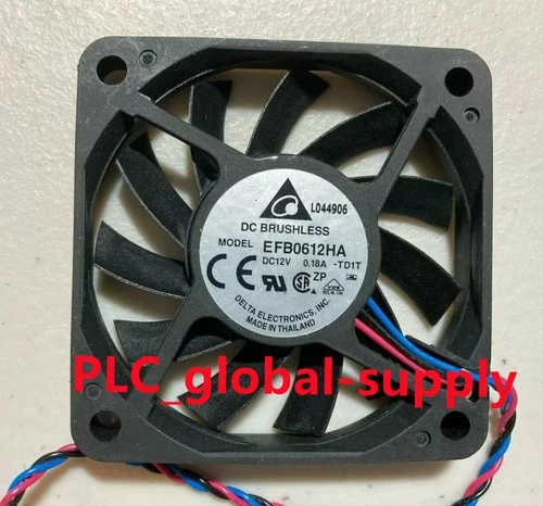EFB0612HA -F00 1PCS NEW DELTA cooling fan  DC12V 0.18A 3-wire 60x60x10mm 