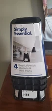 Simply Essential 4 set of Bed Lift with Outlets & USB Ports