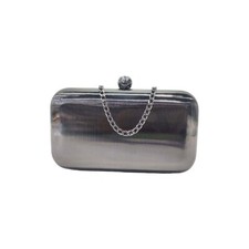 Borsetta Donna In Metallo Pochette Clutch Da Sera Cerimonia Elegante Annaluna