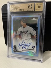 Jose Abreu 145/199!! Blue Refractor Rookie Auto BGS 9.5**