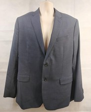Banana Republic Suit Jacket Mens 44R Blue Modern Slim Fit Wool 2 Button Blazer