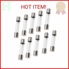 Compstudio 10Pcs F30AL250V 6X30MM 30A Fast Blow Glass Fuse (1/4" x 1-1/4")