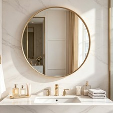 Cavity Round Wall Mirror, Available in 20/24/28/ 30 Inches