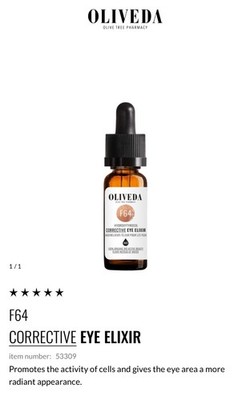 Oliveda F64 Corrective Eye Elixer | New Read Description | Notox In A Bottle 