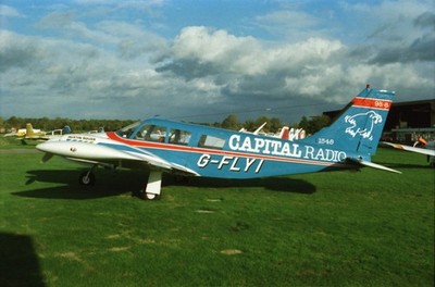 Negativ G-FLYI Piper PA-34-200 Seneca Capital Radio 35mm ungerahmt sro-IM4-8