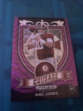 2021 Panini Prizm Draft Picks - Crusade Mac Jones #170 Purple Wave Prizm (RC)
