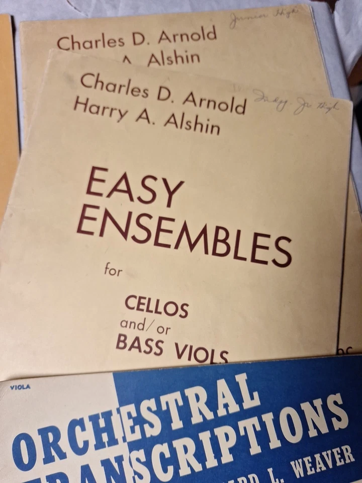 Lot w String Ensembles Orchestra Sheet Music Classics Concerto Booklets - Image 4 of 4