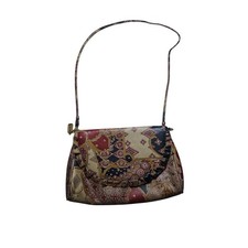 Lisette Tuscany Print Handbag Vintage 1980 Outstanding Condition