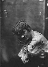 Photojoliet Illinois Miss Lu Lentz With Cat Portrait 1914