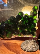 Vintage Green Glass Marbles 1.1cm Job Lot of 165 Decorative Craft Beads Retro
