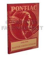 Pontiac Master Teilebuch 1940 1941 1942 1946 1947 1948 Illustriertes Katalog