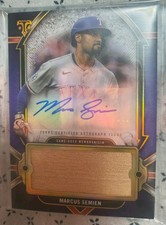 2024 Topps Triple Threads - Autograph Single Jumbo Relics Marcus Semien
