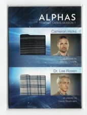 Alphas Season 1 Dual Wardrobe Costume Card DM1 Cameron Hicks & Dr Lee Rosen