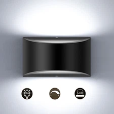 1 2x LED Wall Light Dimmable Indoor Living Room Up and Down Lighting Lamp Sconce