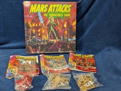 NEW Mars Attacks the Miniatures Game Core + 3 NEW Expansions Bundle Mantic Lot
