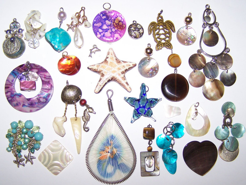 Jewelry Parts Lot Craft JewelryMaking Art Starfish SeaTurtle Mermaid Seahorse