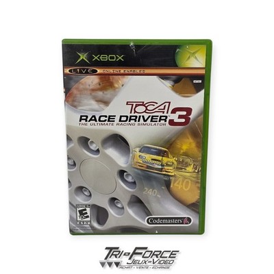 TOCA Race Driver 3 Xbox Video Game Racing Simulator NTSC CIB Complete