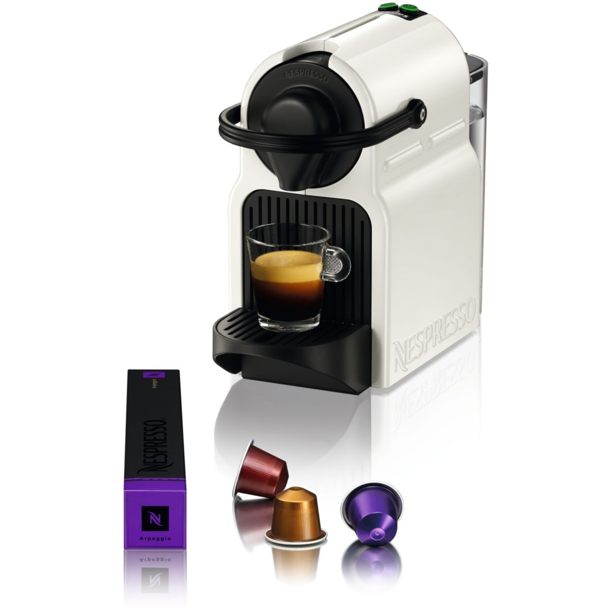 Nespresso KRUPS Inissia Blanche YY1530FD cafetière à capsules compacte de 0.7L