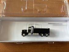 Trainworx N Scale Peterbilt 379 Black Dump Tr...