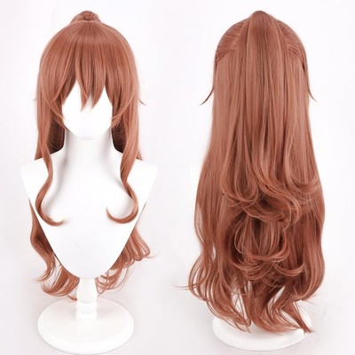 Heat-Resistant Cosplay Wig, The Second Castle, Reddish-Brown, Long, 72Cm, Curly_