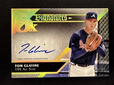 2024 Topps Five Star Signatures Tom Glavine Atlanta Braves Gold #/50