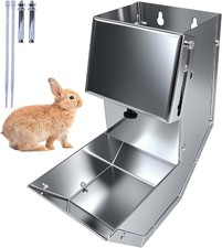 Outdoor Stainless Steel Feeder Small Animal Pets Squirrel Bird Hedgehog kangaroo