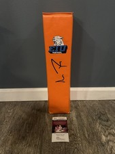 SEAN PAYTON SIGNED EASTERN ILLINOIS PANTHERS TOUCHDOWN PYLON JSA COA AUTOGRAPHED