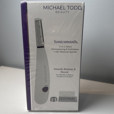 MICHAEL TODD Beauty - Sonicsmooth 2-in-1 Dermaplaning System - White