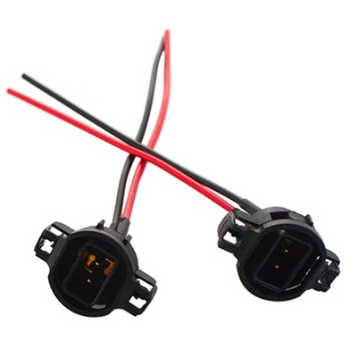 For Fog Lights Wiring Pigtail Harness H16/5202/2504/PSX24W Bulbs Male Connector