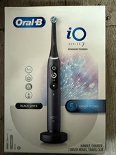 Oral-B iO Series 7 Rechargeable Electric Toothbrush - Black Onyx - New Sealed