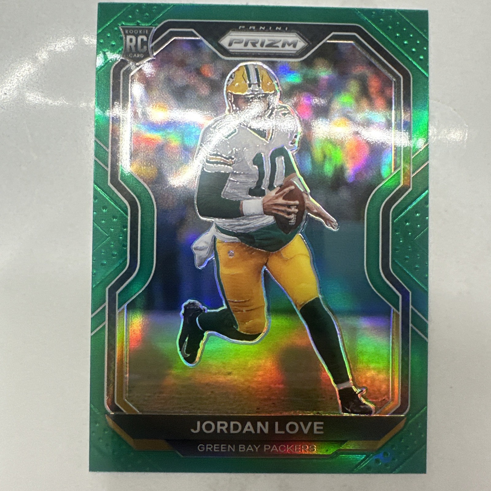 2020 Panini Prizm - Rookie Jordan Love #363 GREEN PRIZM (RC)