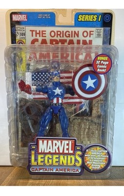 Marvel Legends Captain America Series I Inkl. Comic Actionfigur (NEU & OVP)