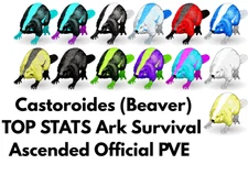 Castoroides (Beaver) TOP STATS Ark Survival Ascended Official PVE