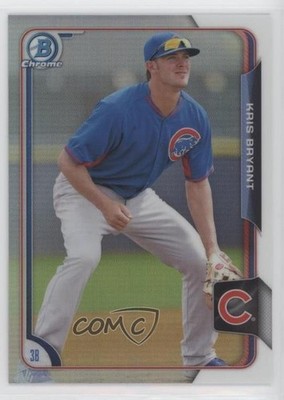 2015 Bowman Chrome Prospects Refractor 67/499 Kris Bryant #BCP100 Rookie RC 3y4
