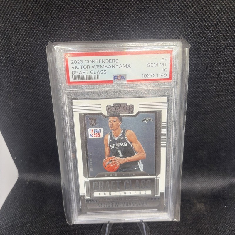 2023 Contenders Draft Class Victor Wembanyama Rc Gem 10 PSA #9