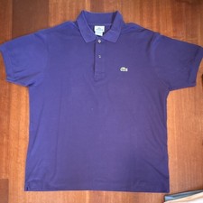 Lacoste Men s Solid Purple Short Sleeve Knit ...