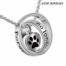 Forever in my heart Cremation Keepsake Memorial Urn Necklace For Ashes Pendant