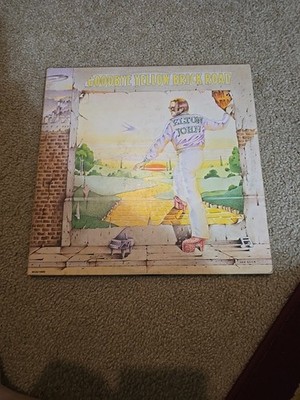 Elton John- Goodbye Yellow Brick Road Trifold 2xLP 1973 MCA2-10003 Vinyl EX/EX