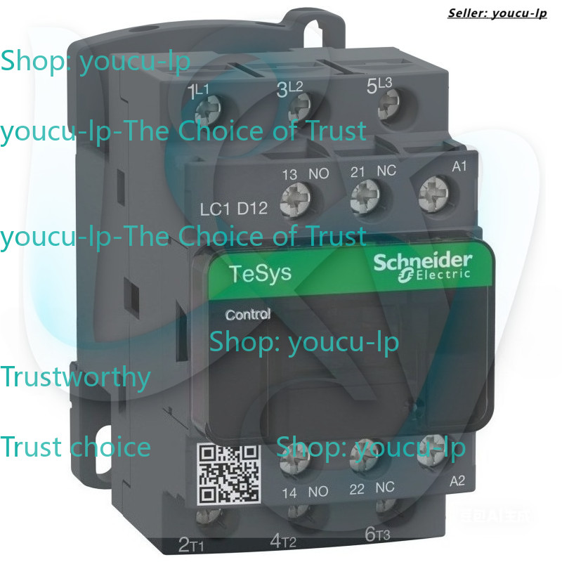 1 PC New Schneider LC1D12C7C Contactor,3 pole (3NO),AC-3/AC-3e, = 440V,12A,32VAC