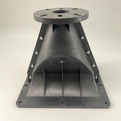 Aft 9'' x 7'' Line Array Horn  For RCF 1.5'' Bolt On Compression Driver Long Throat