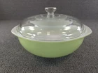 Vintage 1950’s PYREX Lime Green 2qt Casserole Dish #024 With Lid