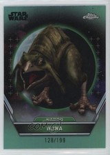 2024 Topps Chrome Star Wars Hyperspace Naboo Aqua Refractor /199 Nuna #77 1h1d