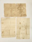 1821-29 antique JULINA JONATHAN WOODWARD enfield ct family LETTERS stampless — photo 3