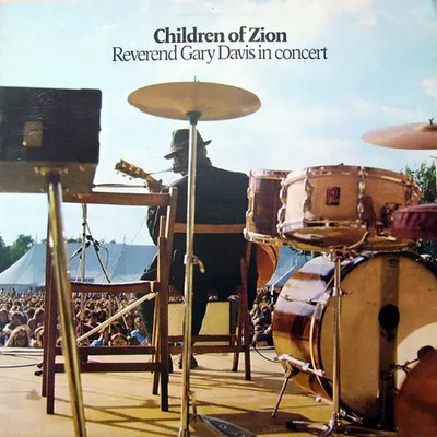 LP Rev. Gary Davis Children Of Zion : Reverend Gary Davis In Concert NEAR MINT