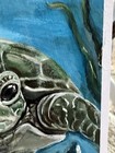 Original 4x6 Miniature Painting Sea Turtle Art Salt & Tide Series Ocean fine art — photo 7