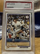 1978 Topps - Catfish Hunter #460 PSA 10