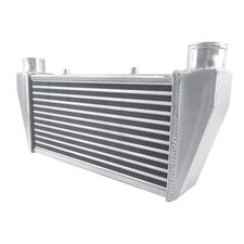 Universal Top Mount Intercooler 24x11x3.2 Inch 2.5 Inlet Outlet Aluminum Turbo