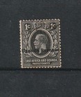 1912 Uganda Revenue Bft:29 1c Black. Very Fine Used Revenue.